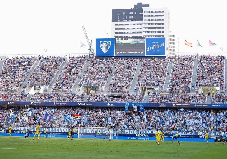 El Málaga-Cádiz, el partido que más insultos registró de La Liga la pasada jornada
